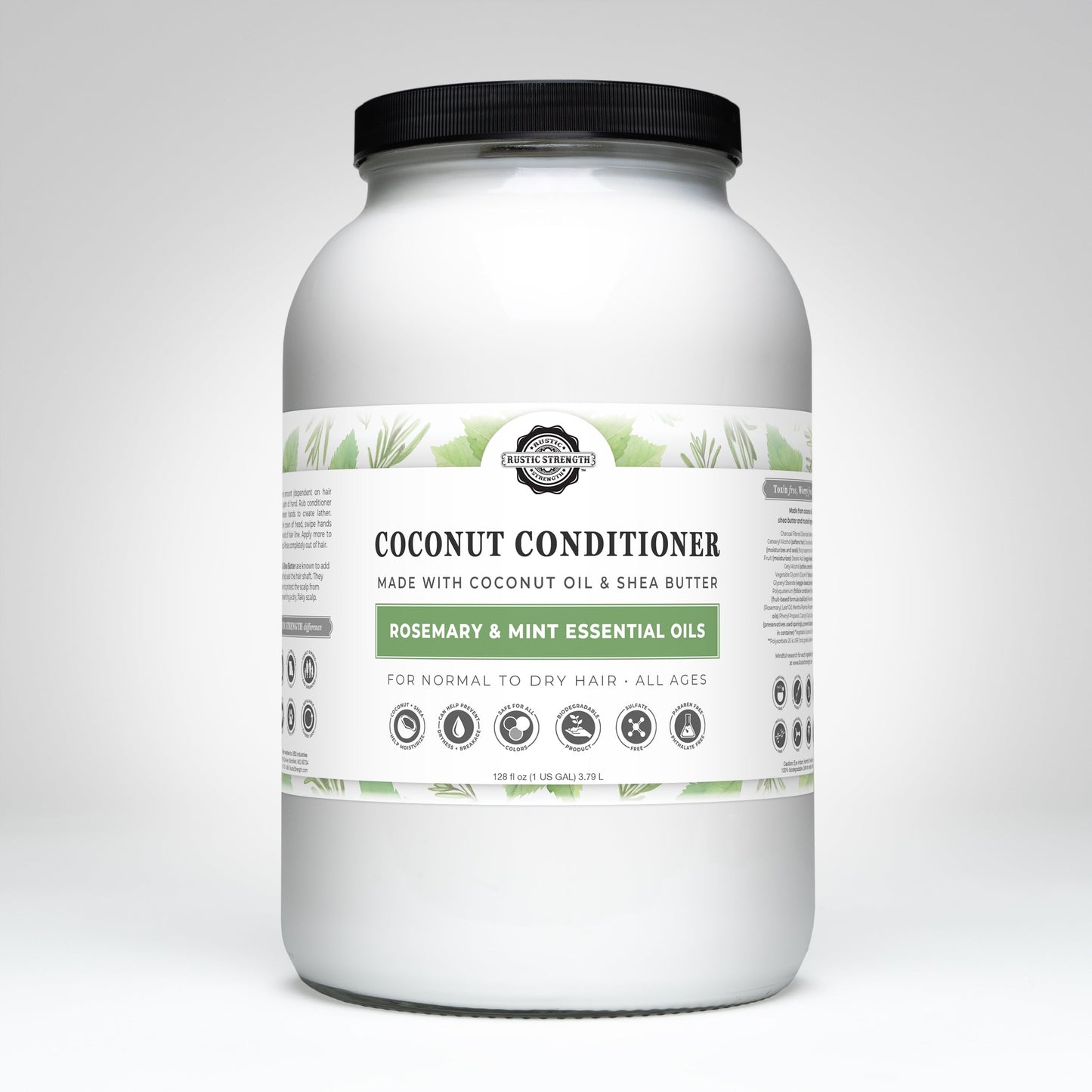 Coconut Conditioner | Rosemary & Mint - Homeland Harvest