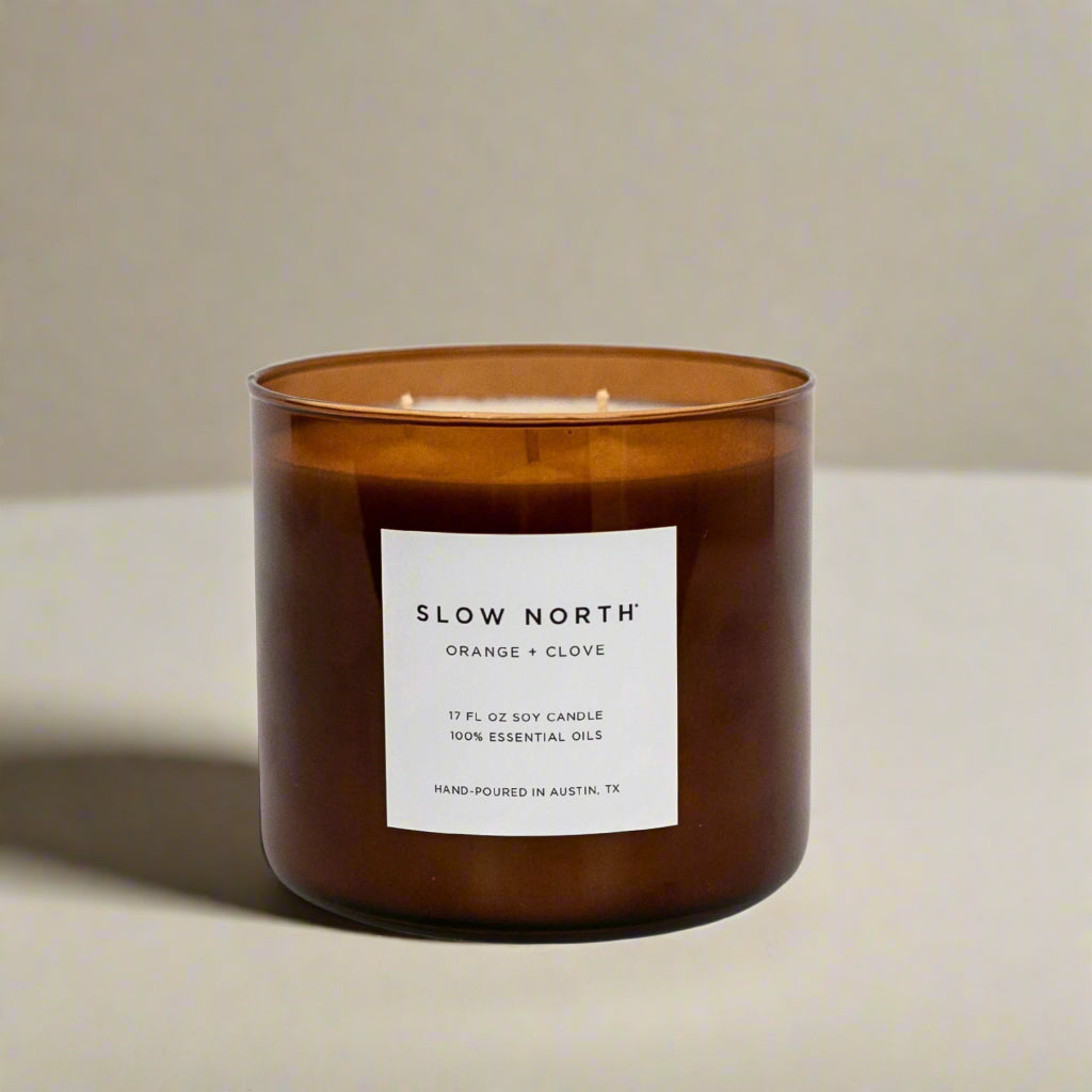 Orange + Clove - Signature 3-Wick Candle - Homeland Harvest