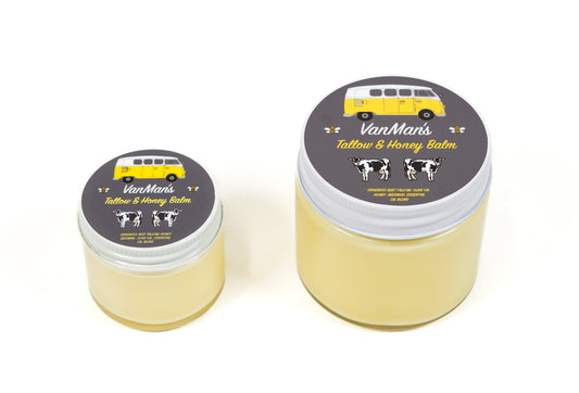 VanMan's Tallow & Honey Balm - Jumbo 6 oz - Homeland Harvest