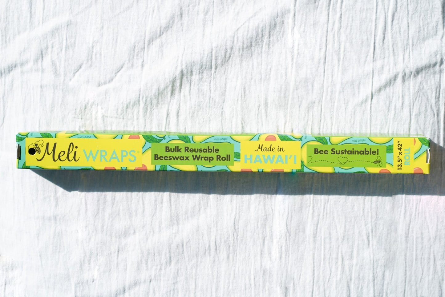 Beeswax Wrap Bulk Roll - Avocado Print - Homeland Harvest