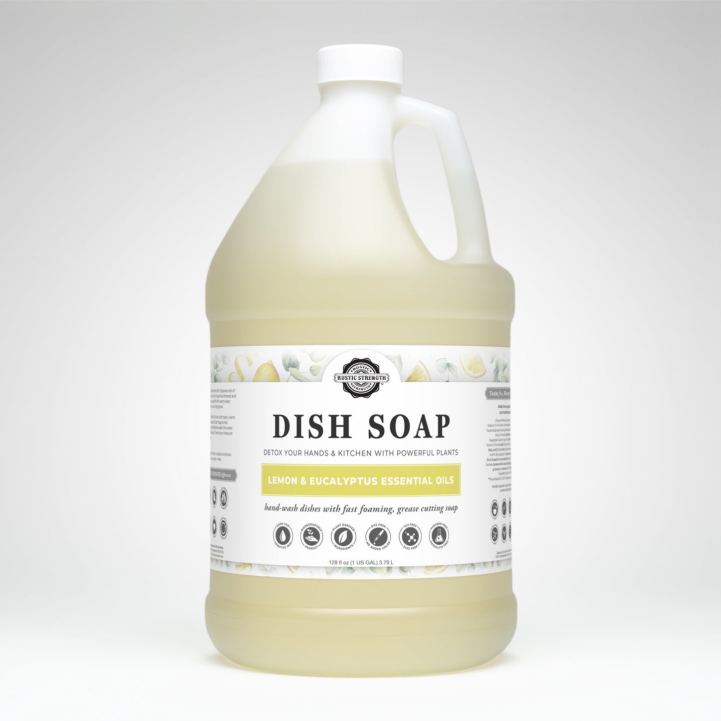 Dish Soap | Lemon & Eucalyptus - Homeland Harvest