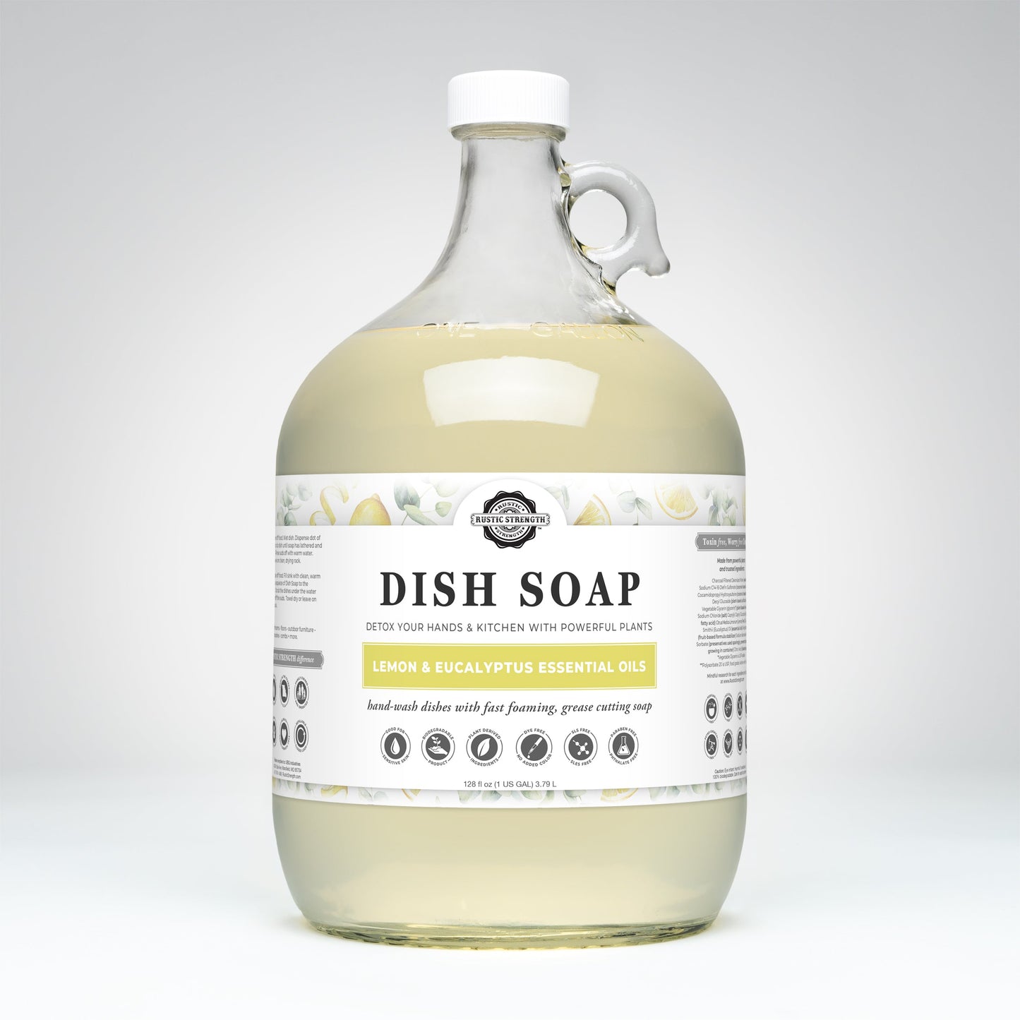Dish Soap | Lemon & Eucalyptus - Homeland Harvest