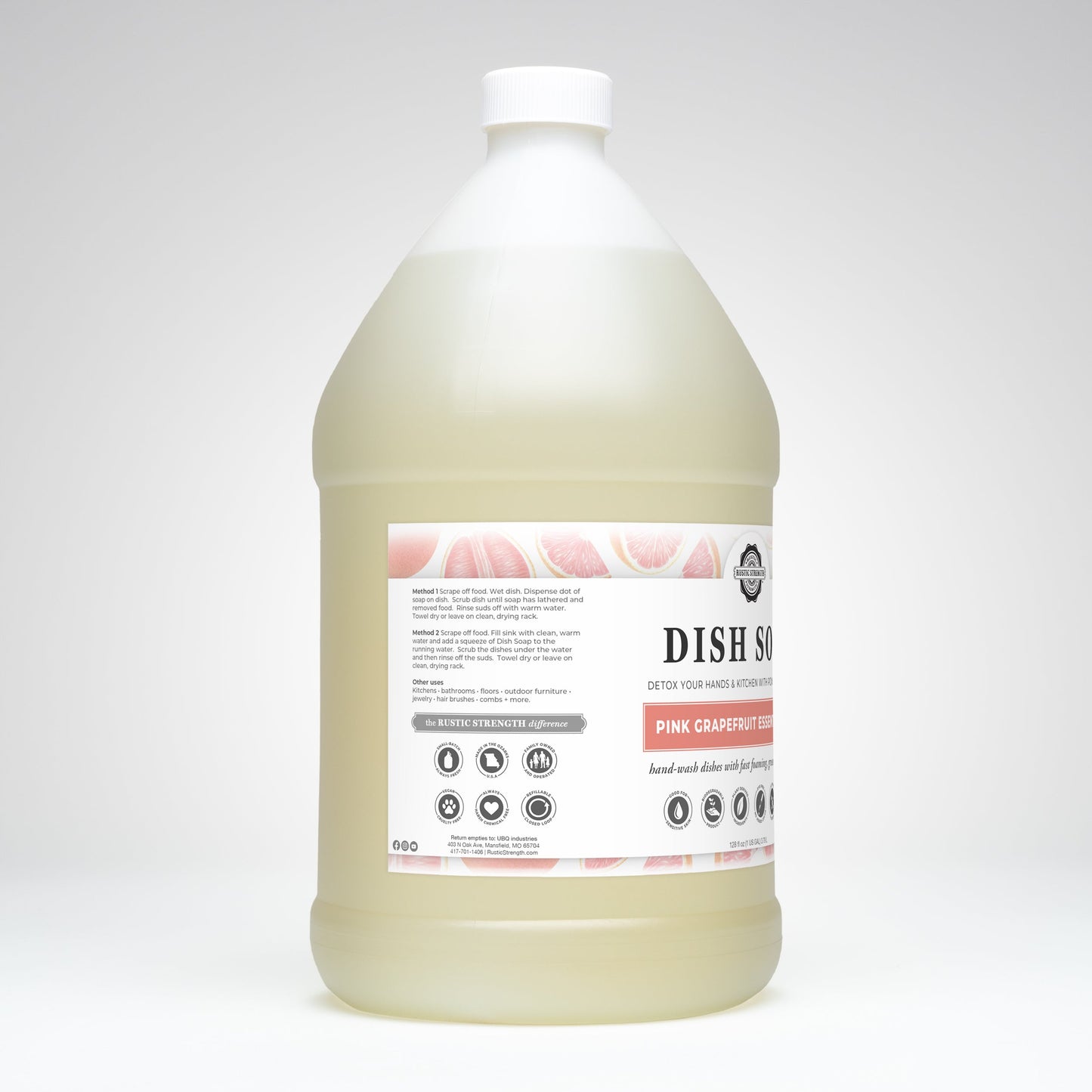 Dish Soap | Pink Grapefruit - Homeland Harvest
