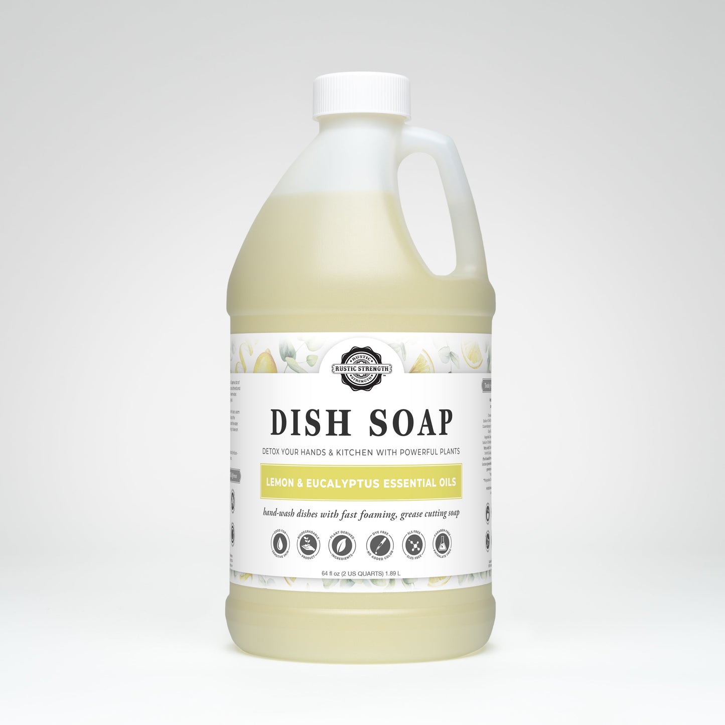 Dish Soap | Lemon & Eucalyptus - Homeland Harvest