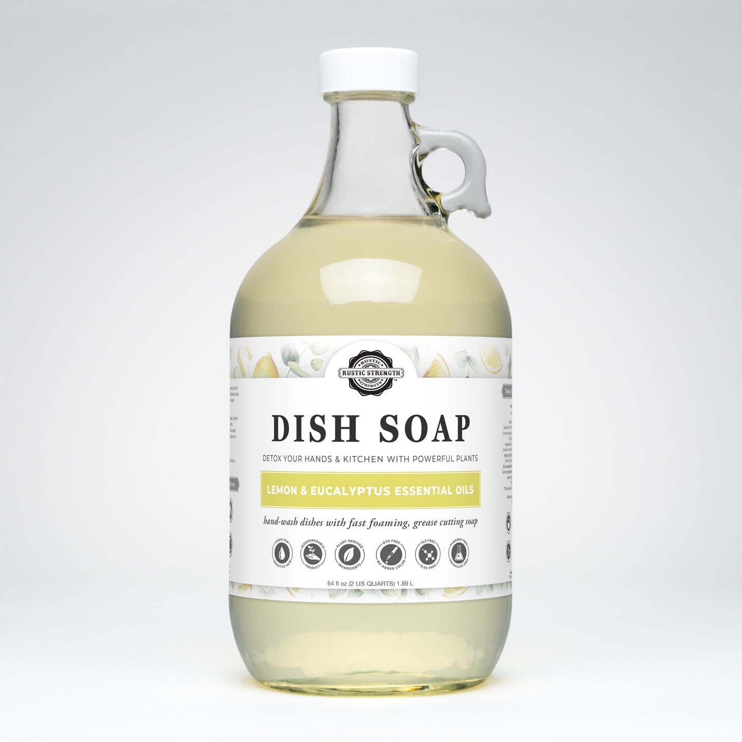 Dish Soap | Lemon & Eucalyptus - Homeland Harvest