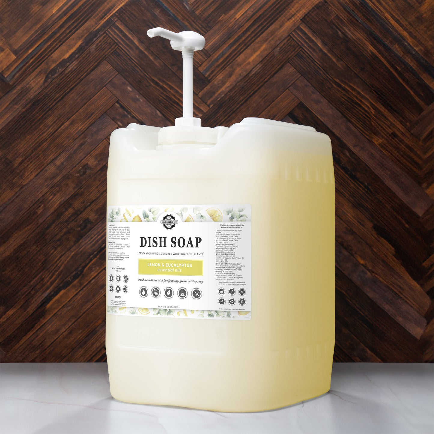 Dish Soap | Lemon & Eucalyptus - Homeland Harvest