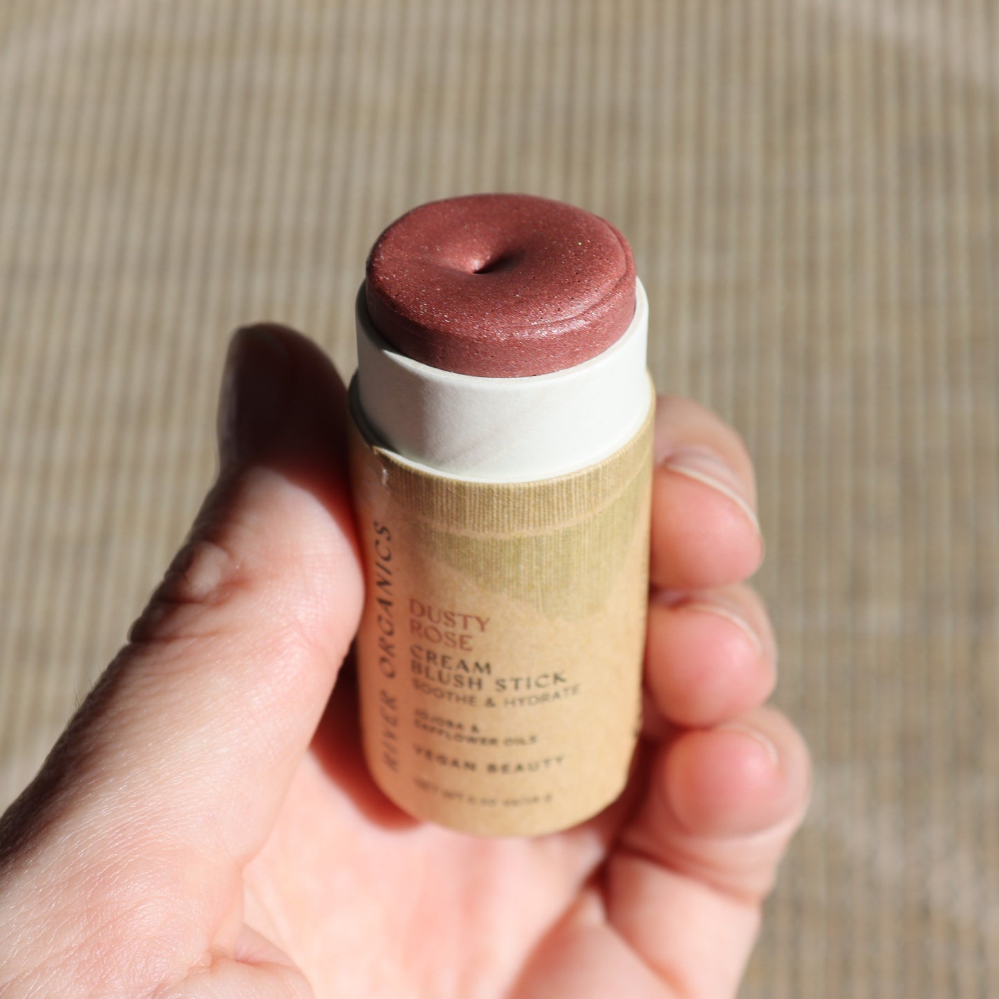 Creamy Vegan Blush Stick - Dusty Rose - Homeland Harvest