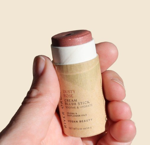 Creamy Vegan Blush Stick - Dusty Rose - Homeland Harvest