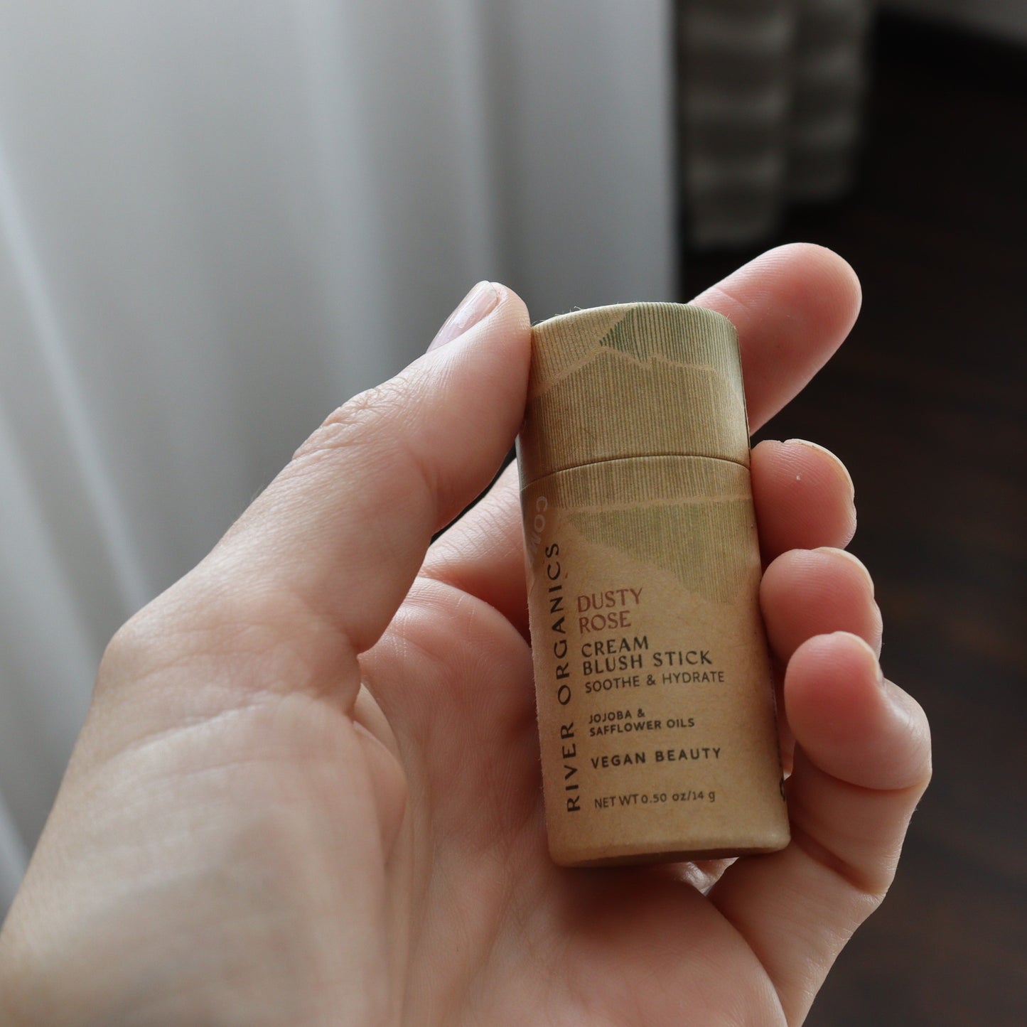 Creamy Vegan Blush Stick - Dusty Rose - Homeland Harvest