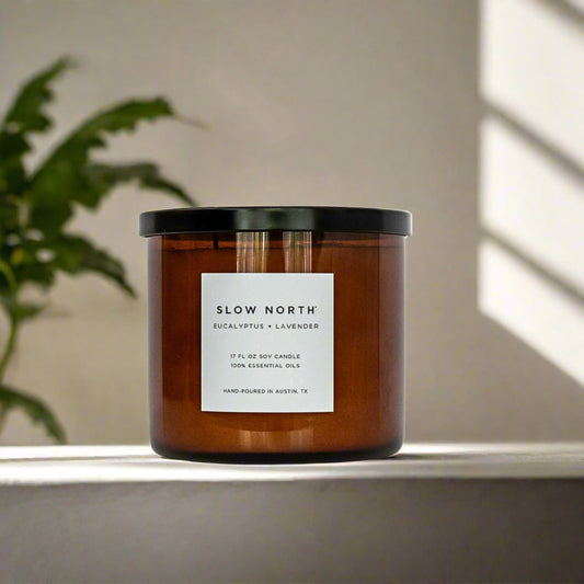Eucalyptus + Lavender - Signature 3-Wick Candle - Homeland Harvest