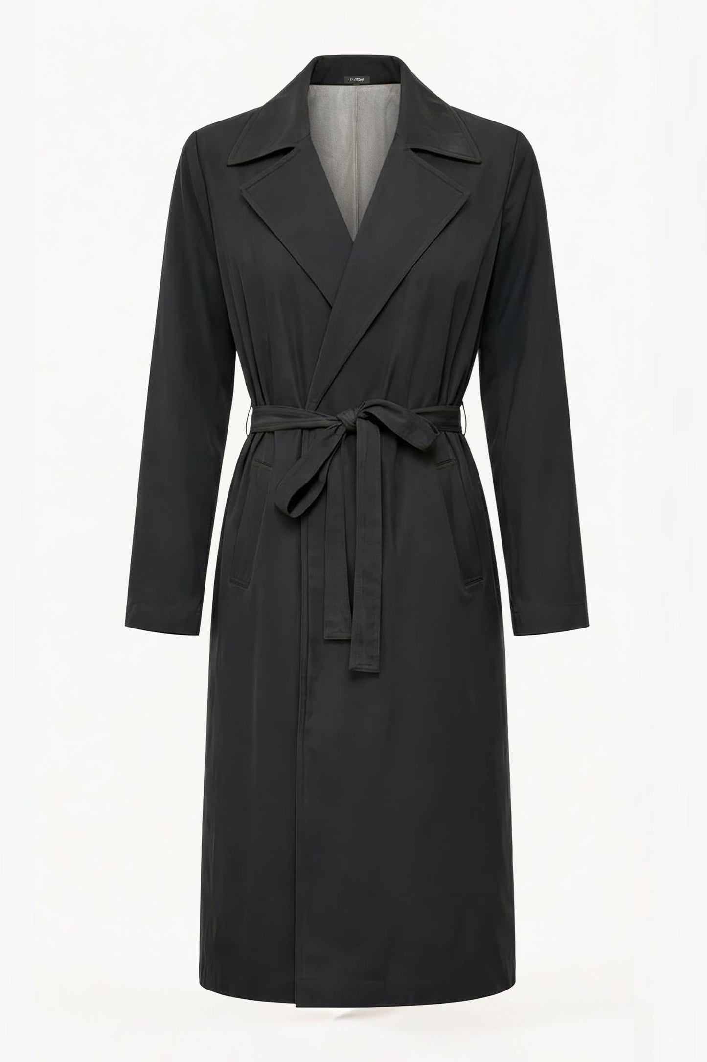 Trench Coat - Sandwashed & Silver Lined: EMF Shielding
