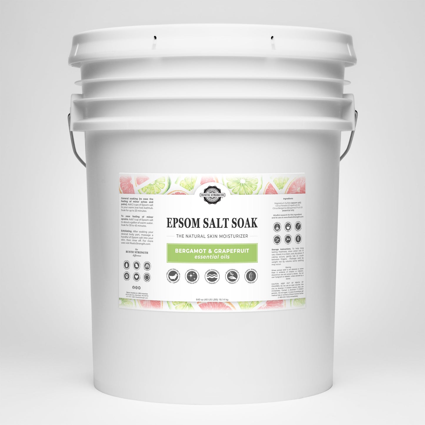 Epsom Salt Soak | Bergamot & Grapefruit - Homeland Harvest