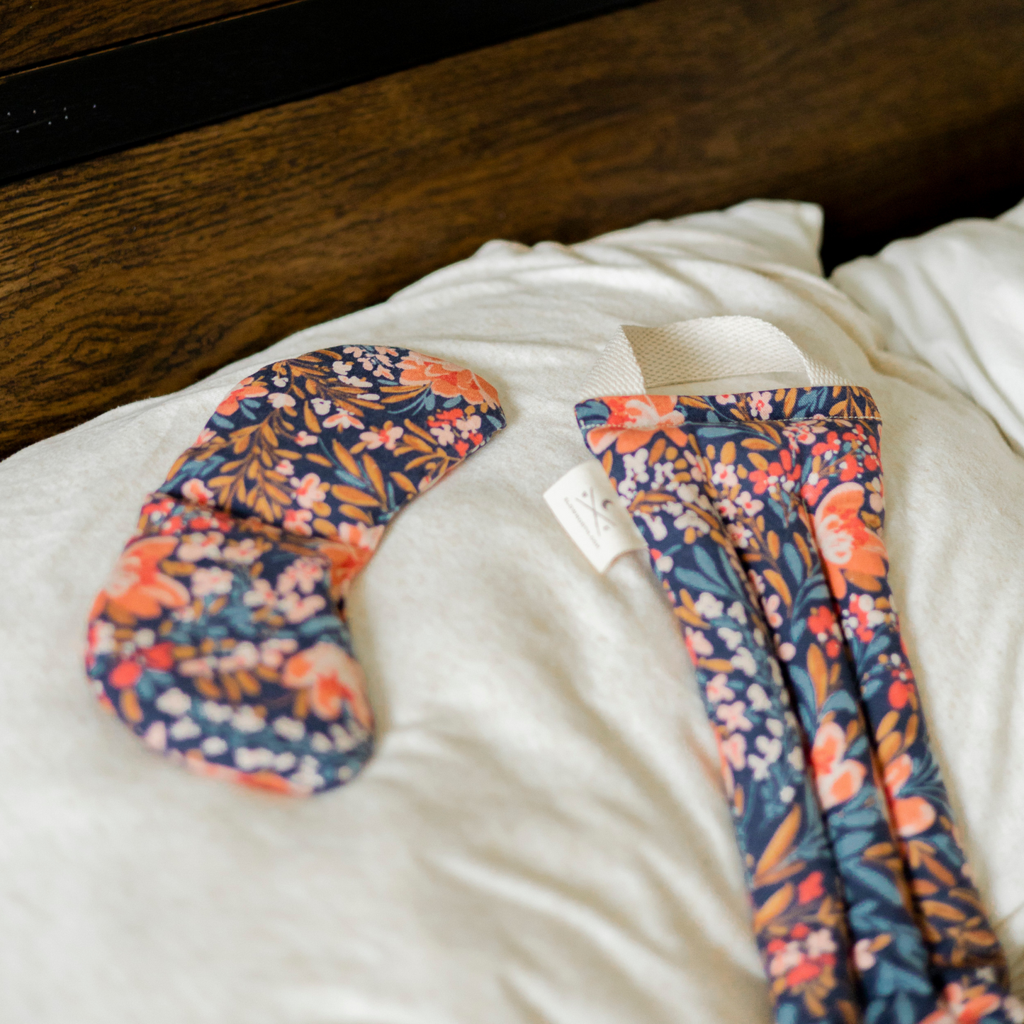 Eye Mask + Neck Wrap Bundle - Pom Blossom - Homeland Harvest