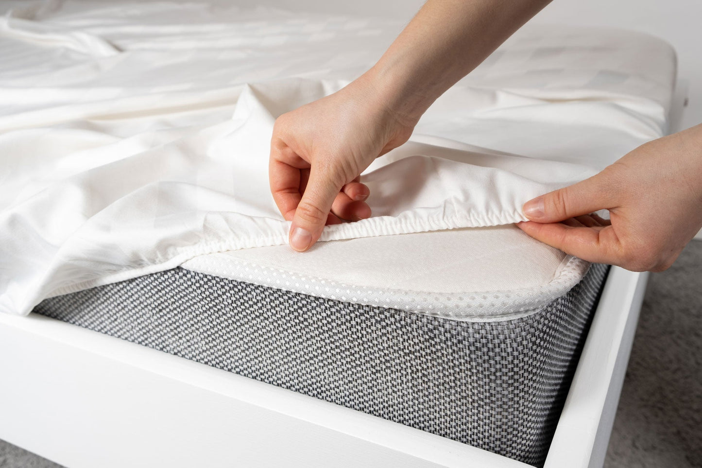 Herringbone Weave Cotton Blanket - Homeland Harvest