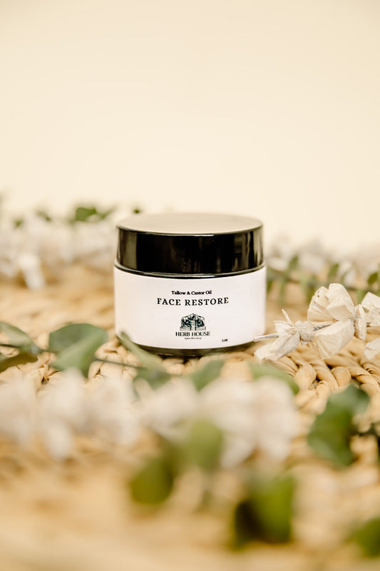 Tallow & Castor Oil Face Restore - Homeland Harvest