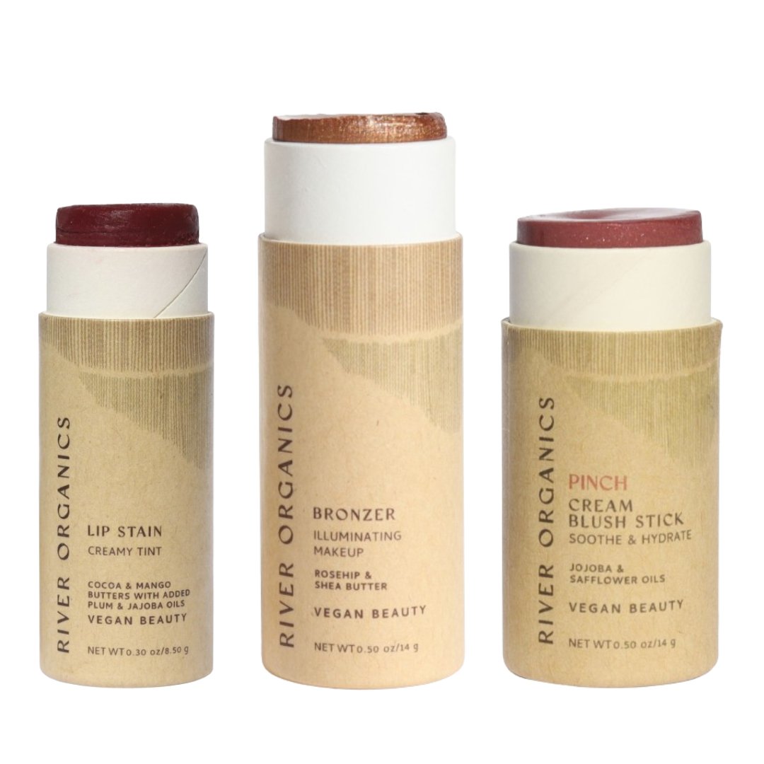 Lip + Highlighter + Blush Set - Homeland Harvest