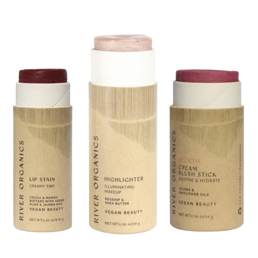 Lip + Highlighter + Blush Set - Homeland Harvest