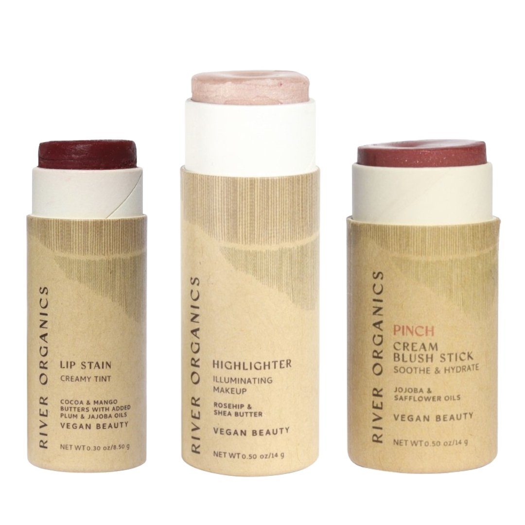 Lip + Highlighter + Blush Set - Homeland Harvest