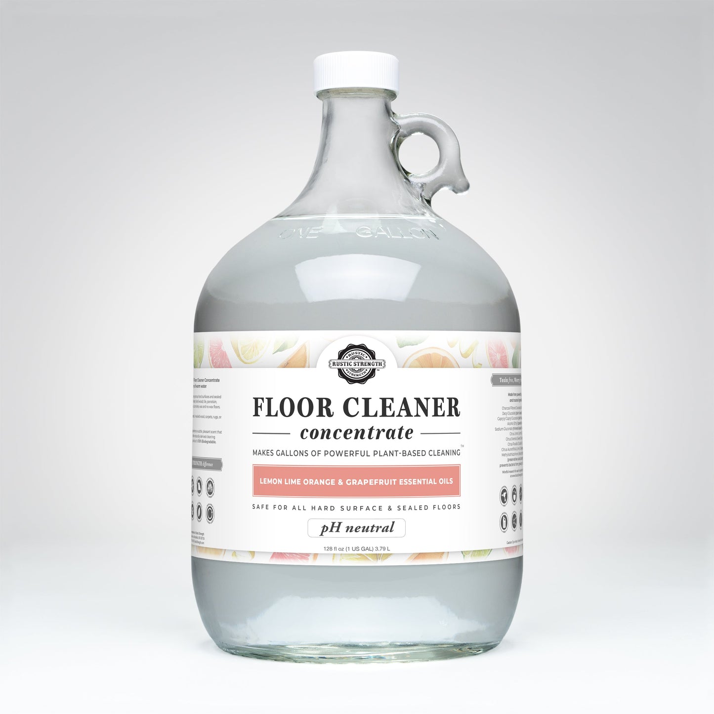 Floor Cleaner Concentrate | Lemon, Lime, Orange & Grapefruit - Homeland Harvest