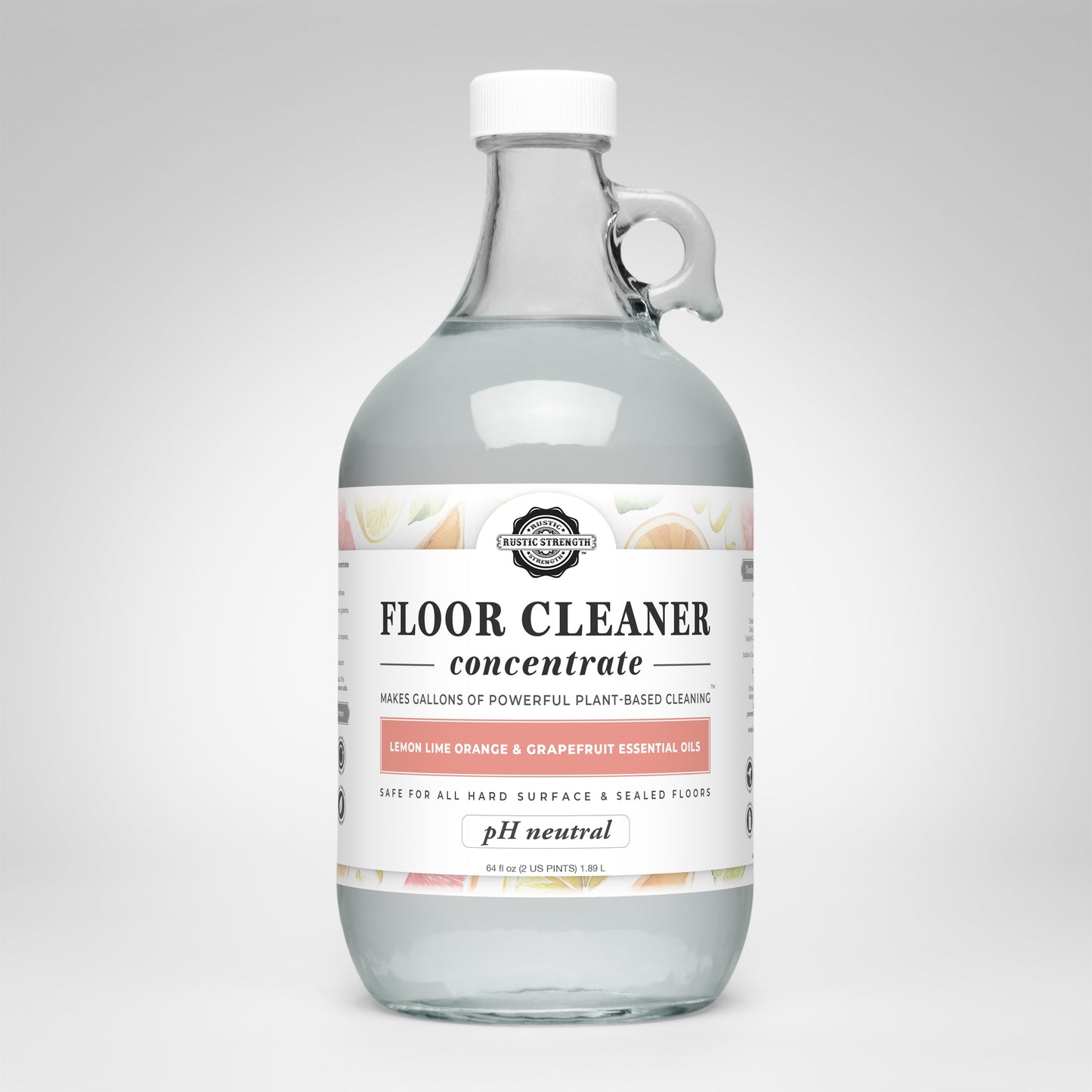 Floor Cleaner Concentrate | Lemon, Lime, Orange & Grapefruit - Homeland Harvest
