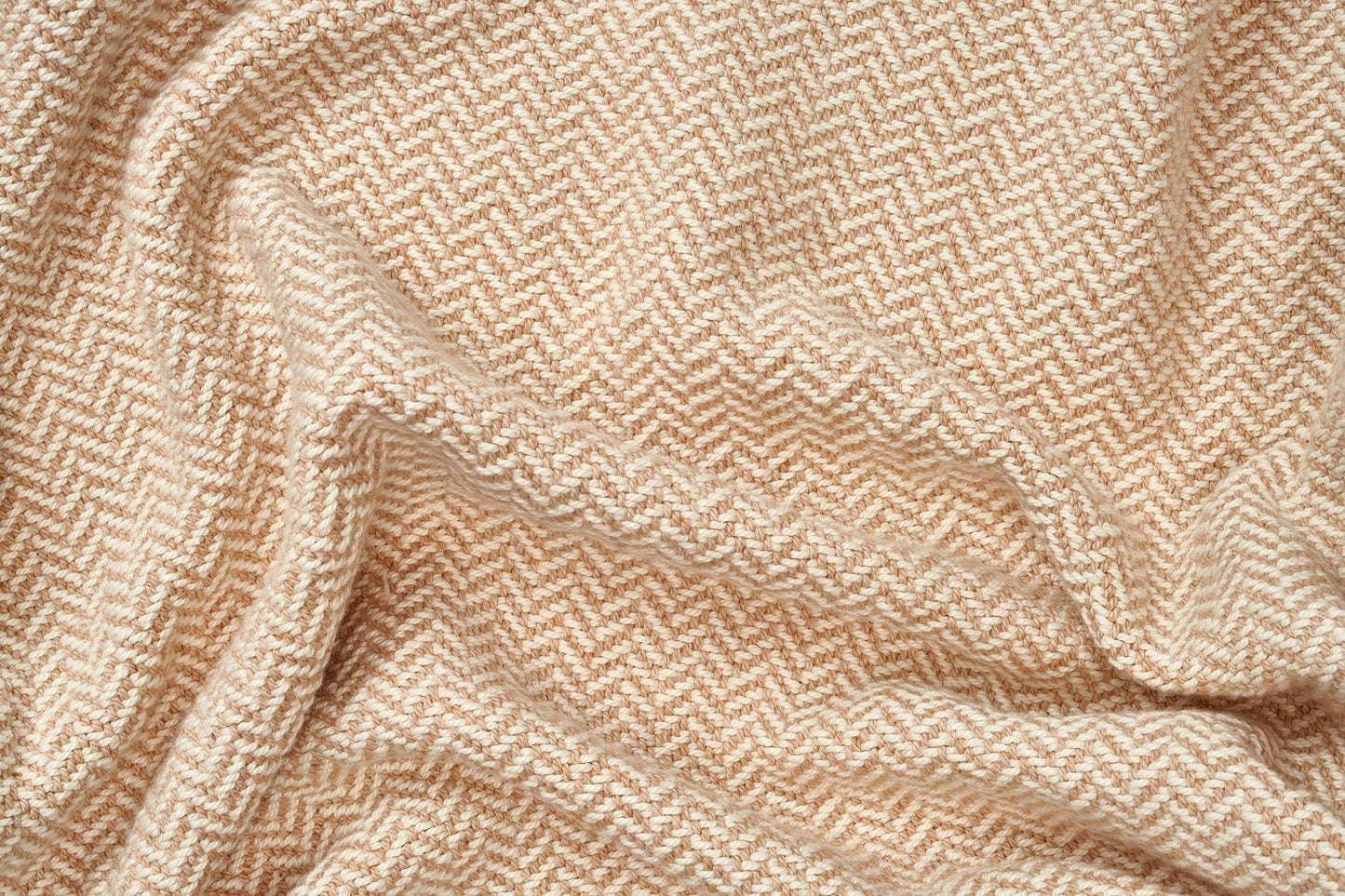 Herringbone Weave Cotton Blanket - Homeland Harvest