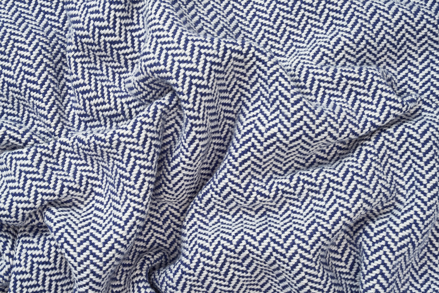 Herringbone Weave Cotton Blanket - Homeland Harvest