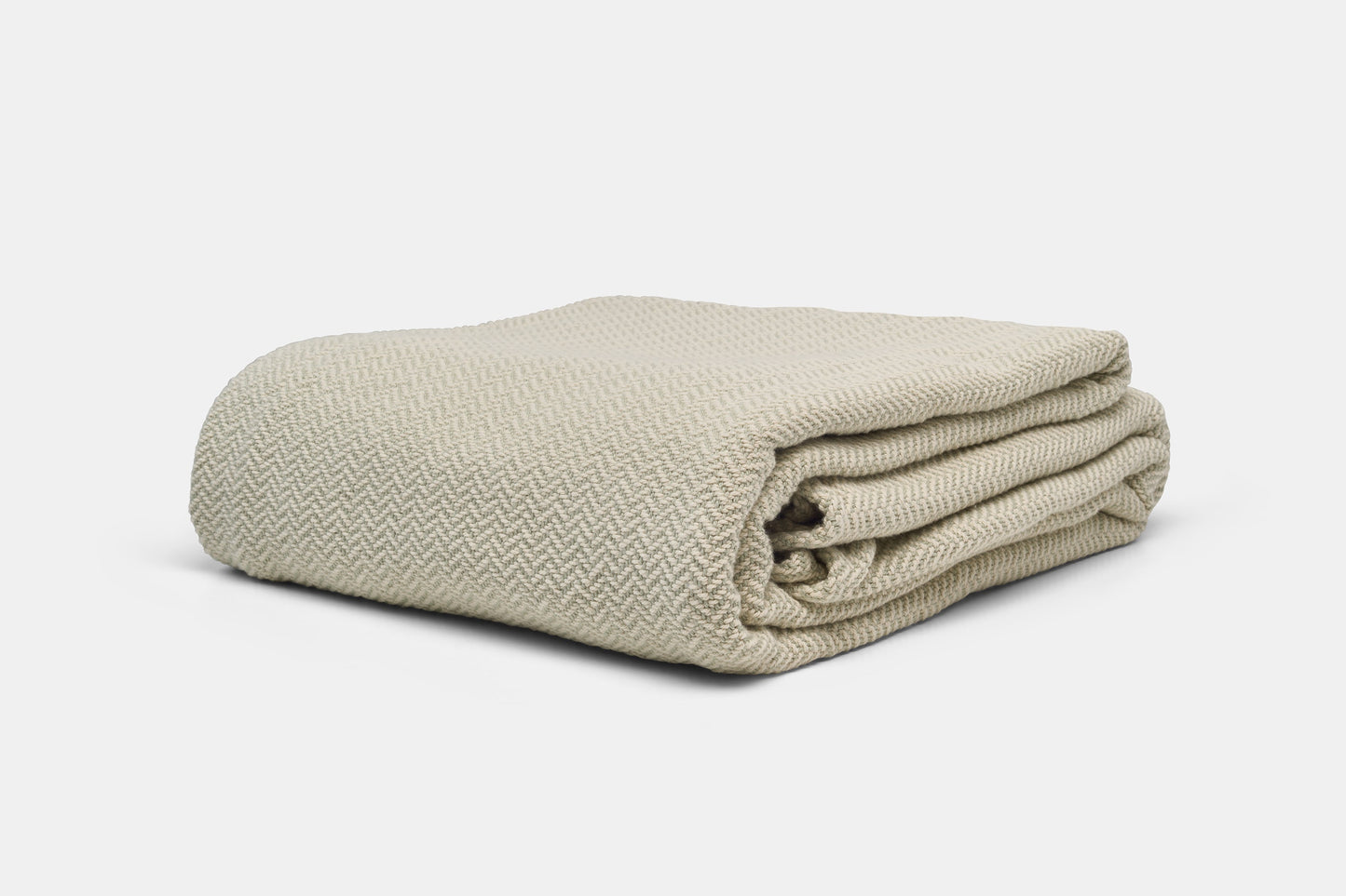 Herringbone Weave Cotton Blanket - Homeland Harvest