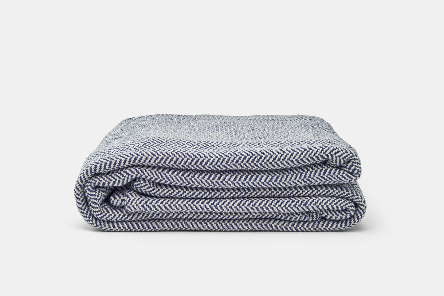 Herringbone Weave Cotton Blanket - Homeland Harvest