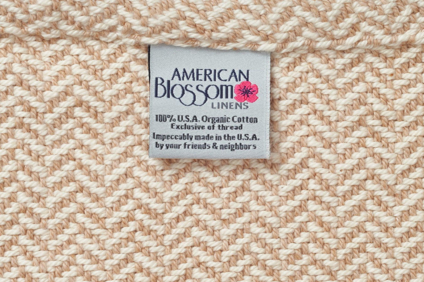 Herringbone Weave Cotton Blanket - Homeland Harvest