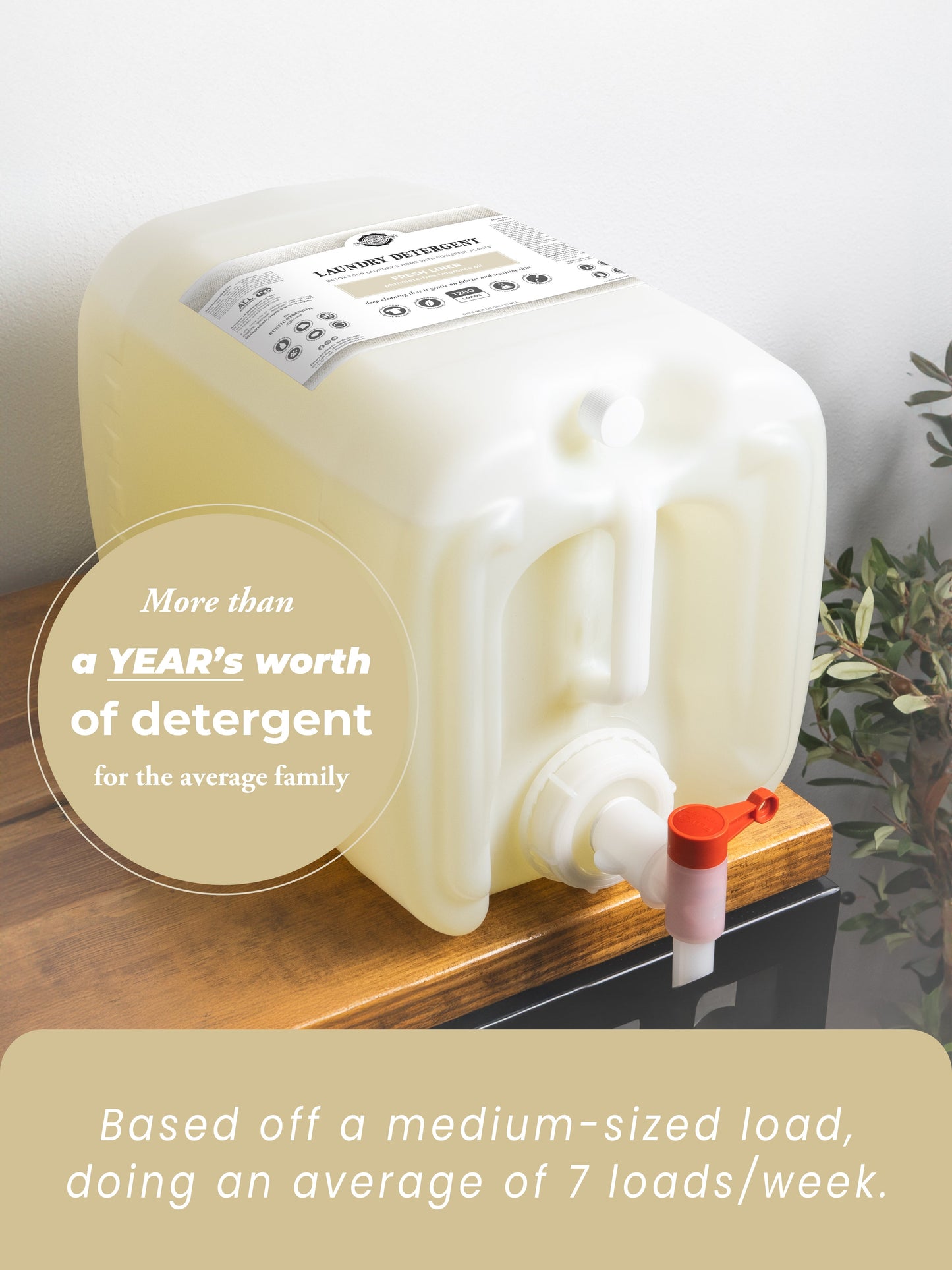Laundry Detergent | Fresh Linen - Homeland Harvest