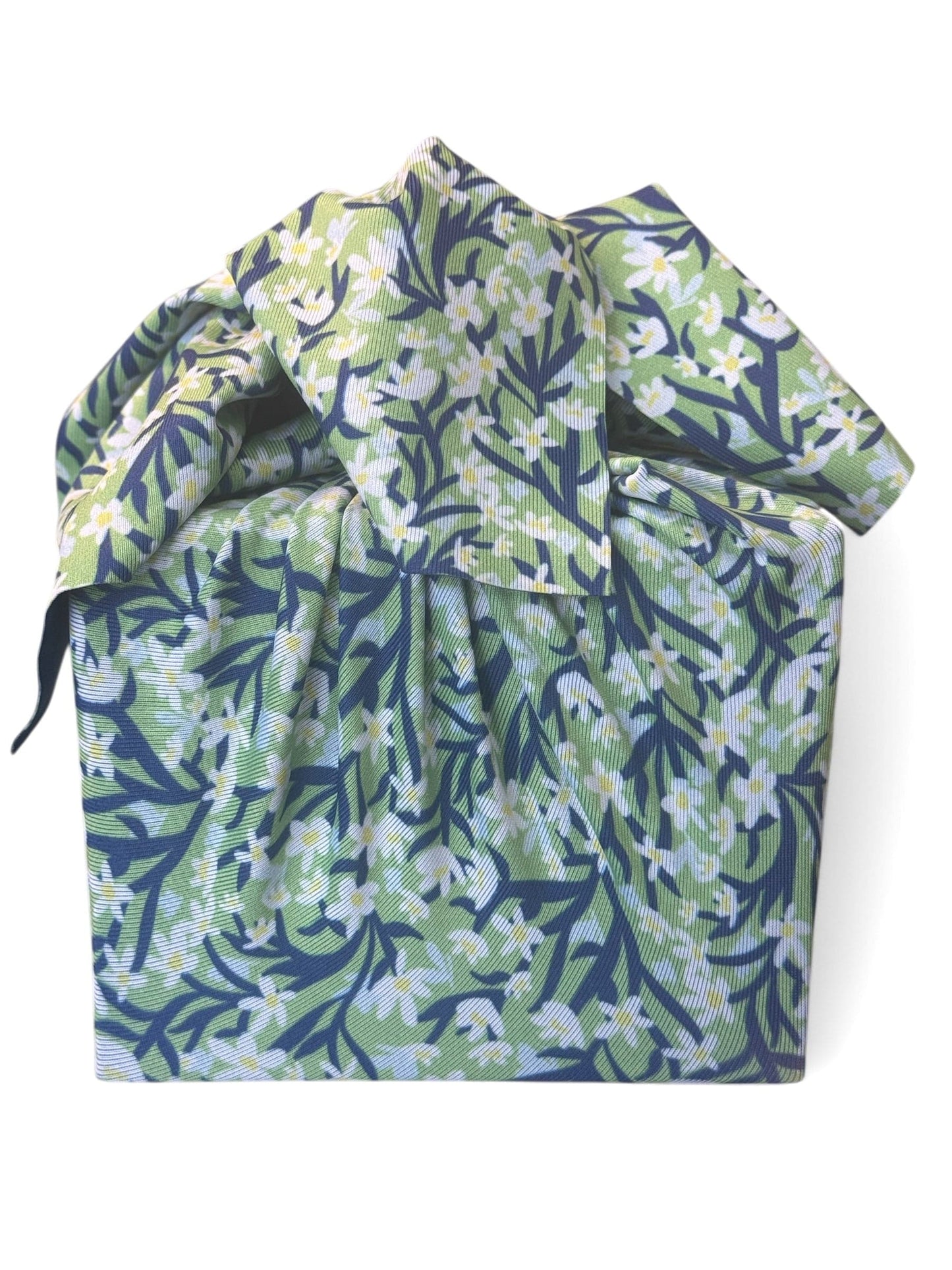 Small Reusable Furoshiki Cloth Gift Wrap | Spring Floral - Homeland Harvest