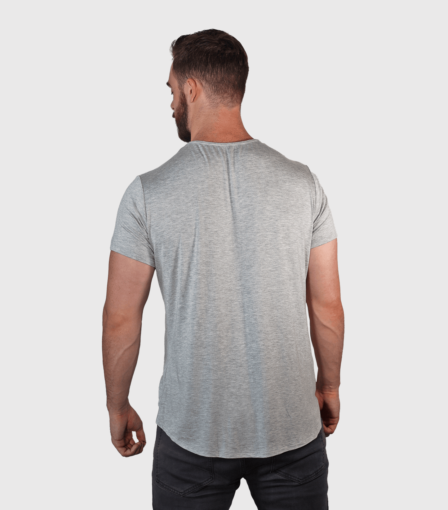 Bamboo Swift Curve-Hem Tee - Black - Homeland Harvest