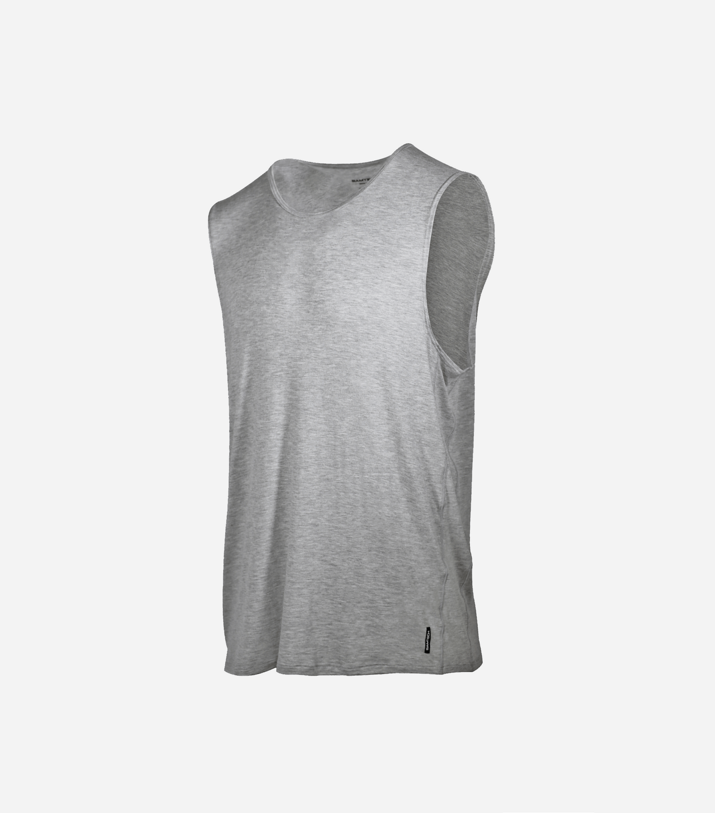 Bamboo Aerotech Tank - Heather Grey - Homeland Harvest