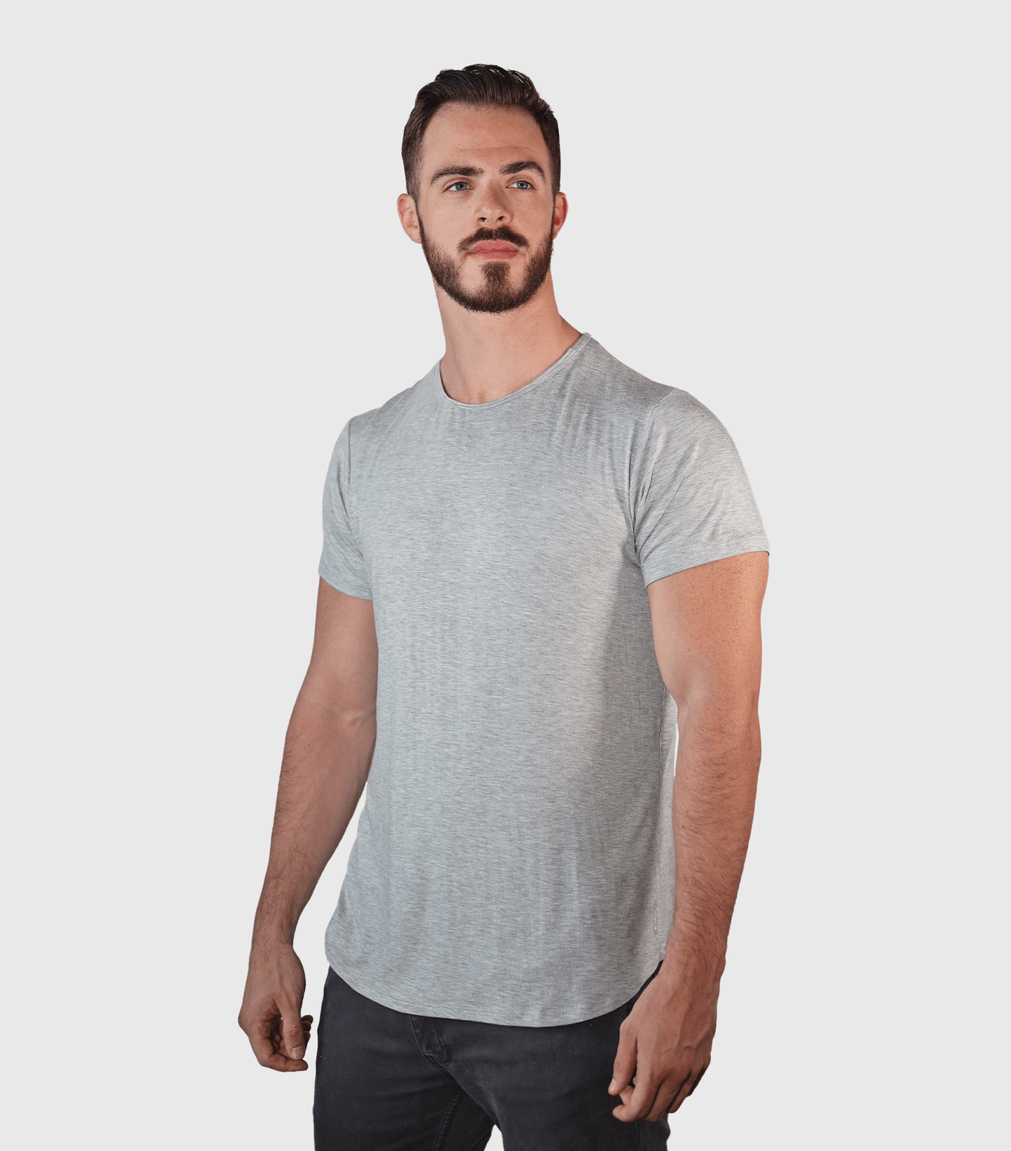 Bamboo Swift Curve-Hem T-Shirt - Sandstone - Homeland Harvest