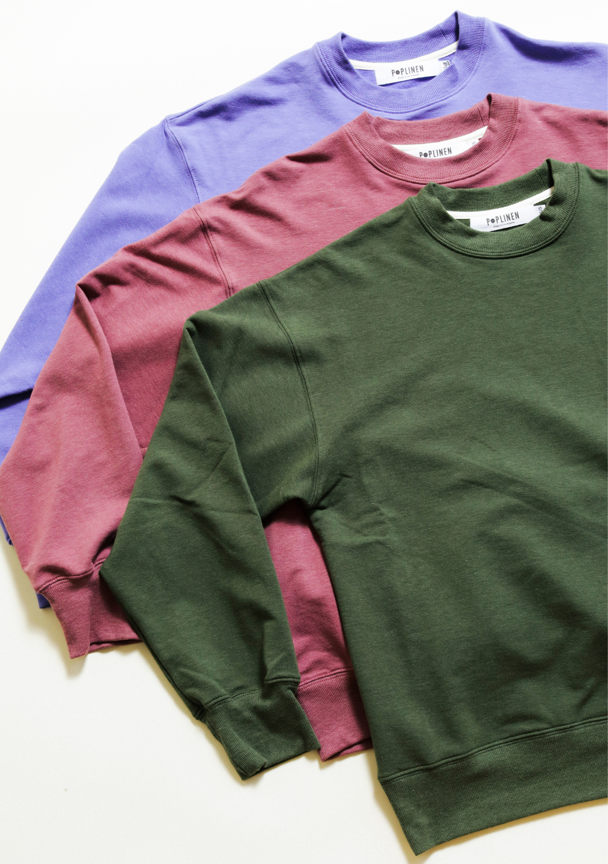 Gabbie Oversized Crew Sweatshirt - Pine - Homeland Harvest