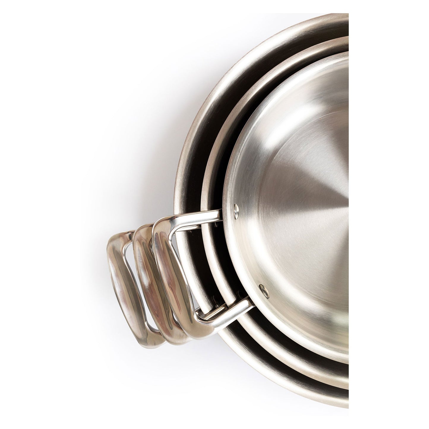3- Piece Fry Pan Set With Short Handles - Homeland Harvest