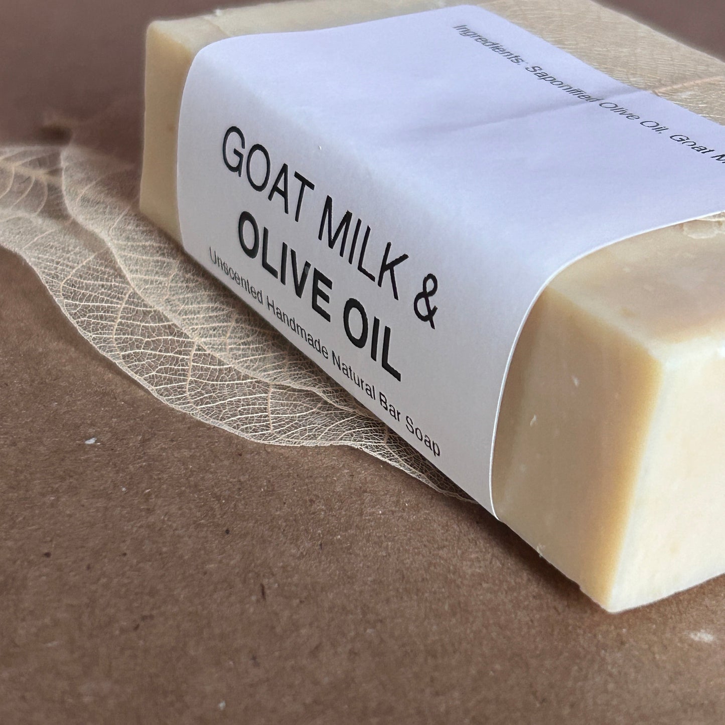 Goat Milk & Olive Oil Bar Soap, Unscented - Homeland Harvest