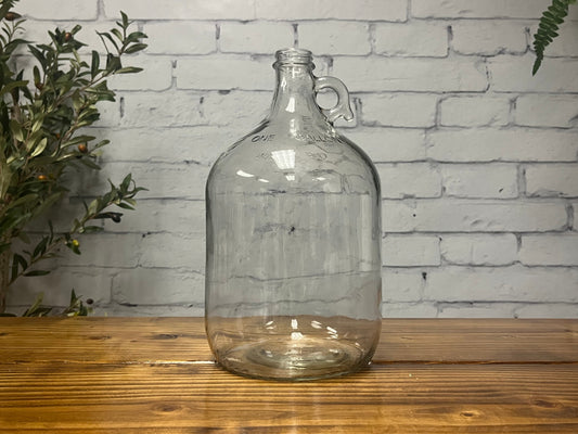 1 Gallon Glass Jug with Cap - Homeland Harvest