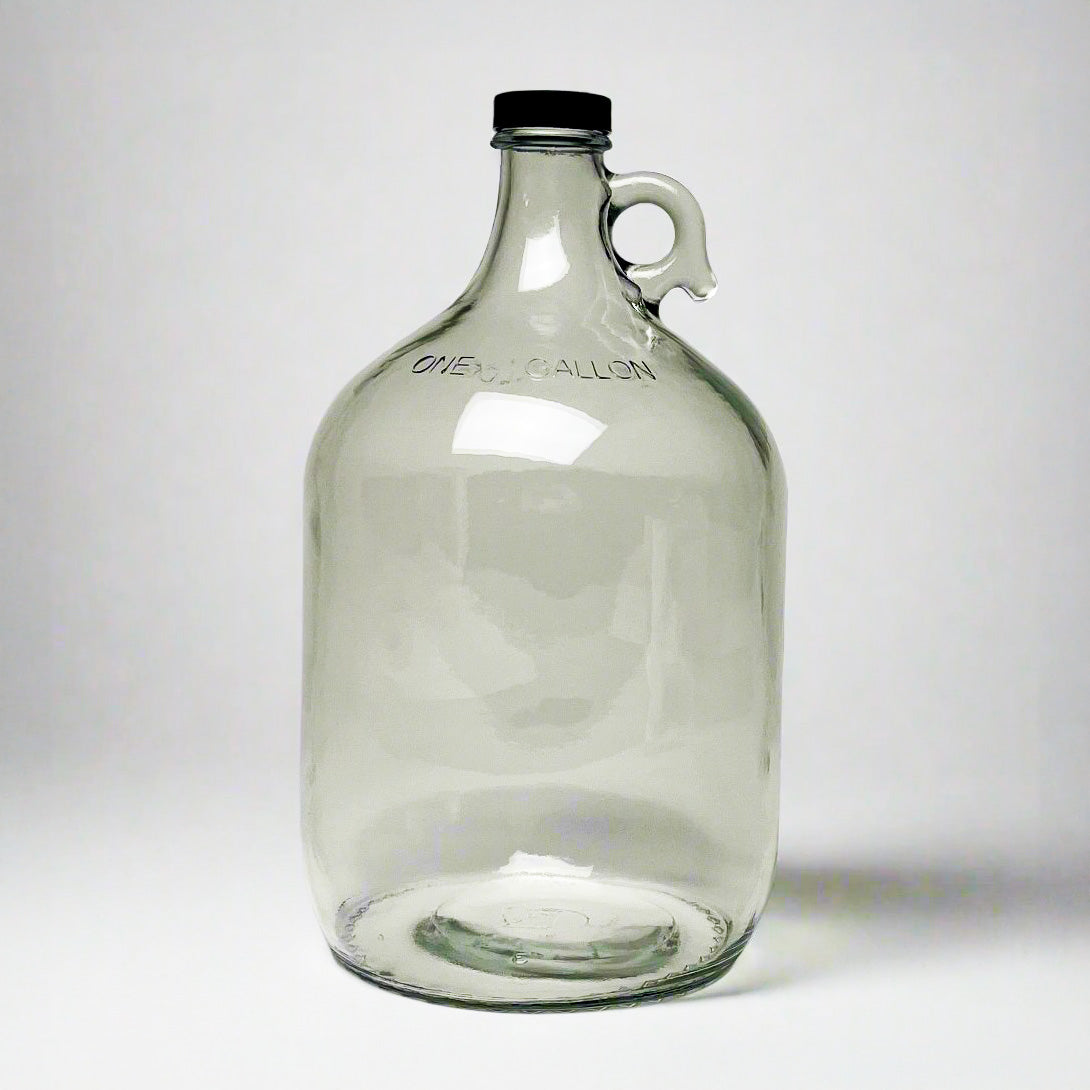 1 Gallon Glass Jug with Cap - Homeland Harvest