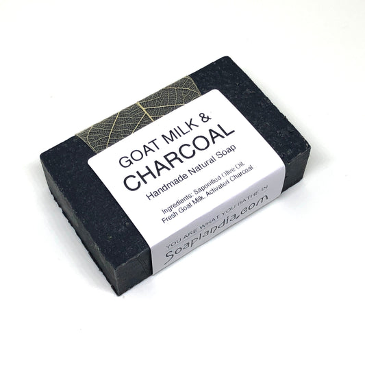 Goat Milk & Charcoal Goodness Soap, Unscented - Homeland Harvest