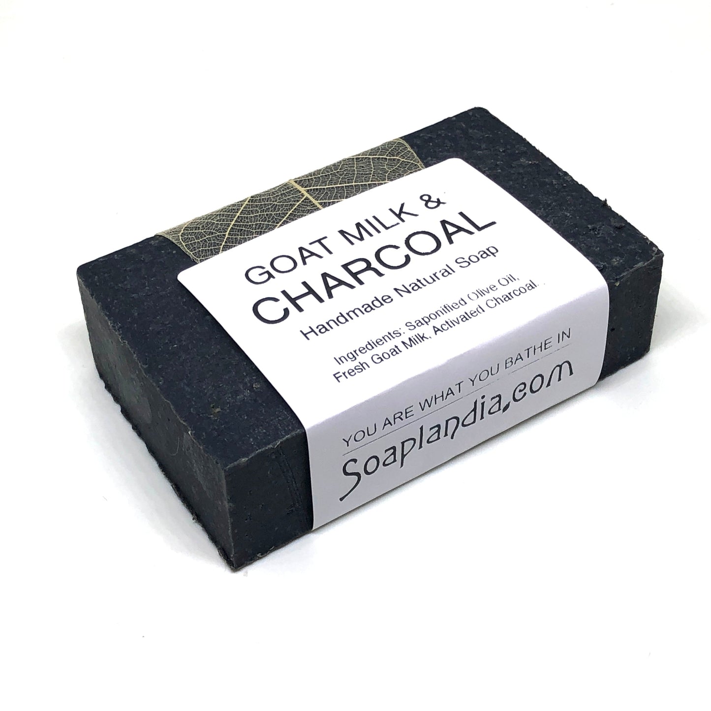 Goat Milk & Charcoal Goodness Soap, Unscented - Homeland Harvest