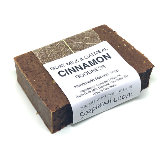Goat Milk & Oatmeal Cinnamon Goodness Soap - Homeland Harvest
