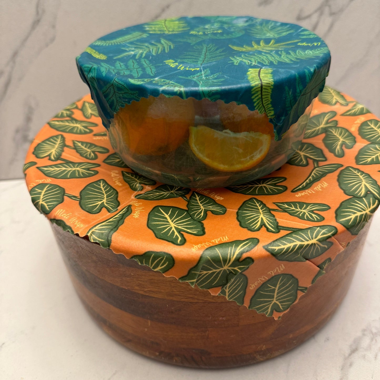 Beeswax Wrap Bulk Roll - Fern Print - Homeland Harvest