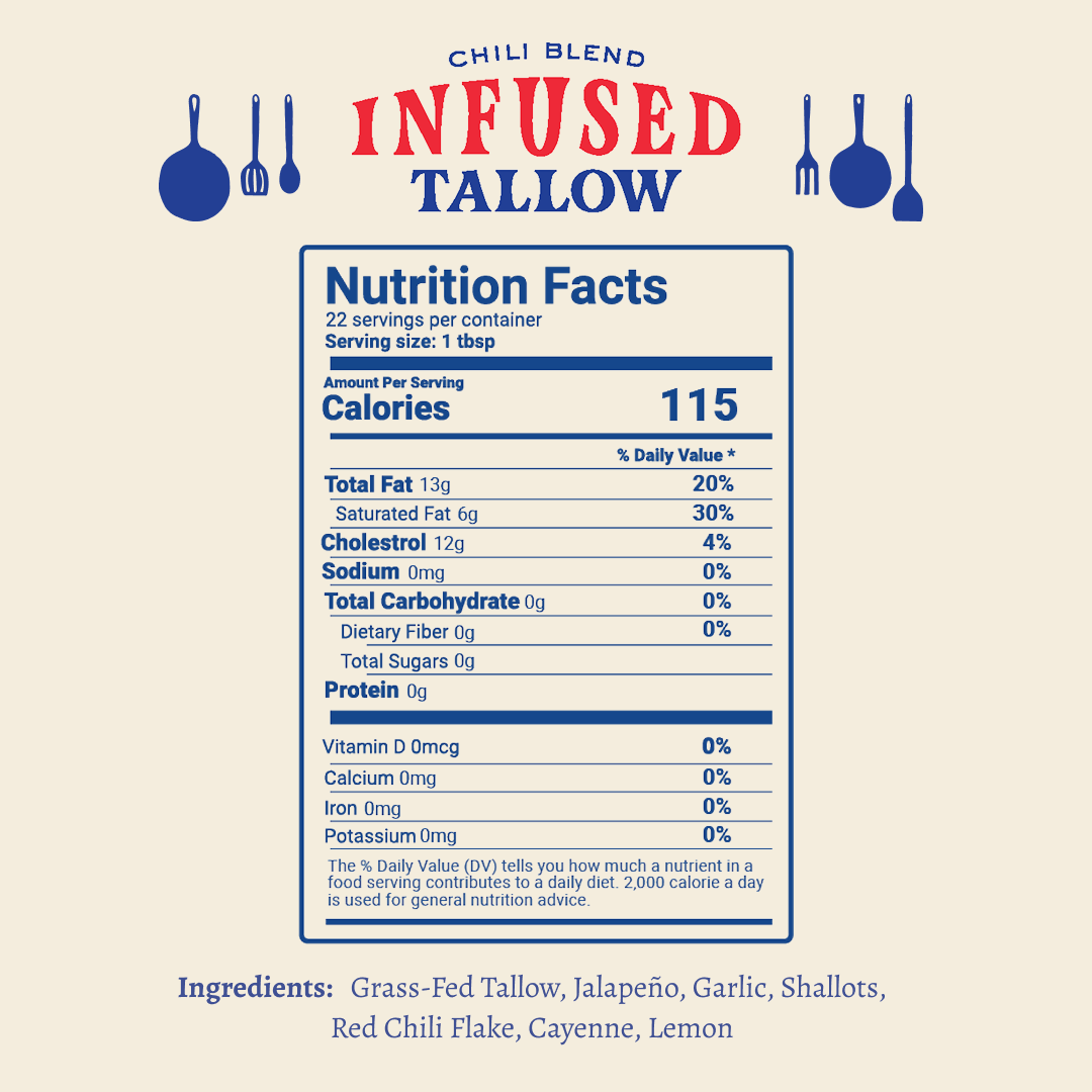 Cooking Tallow - 21 oz