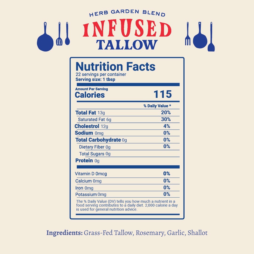 Cooking Tallow - 21 oz