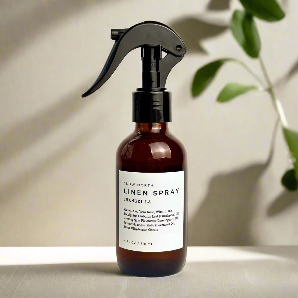 Linen Spray - Shangri-La - Eucalyptus + Lavender + Lemongrass - Homeland Harvest