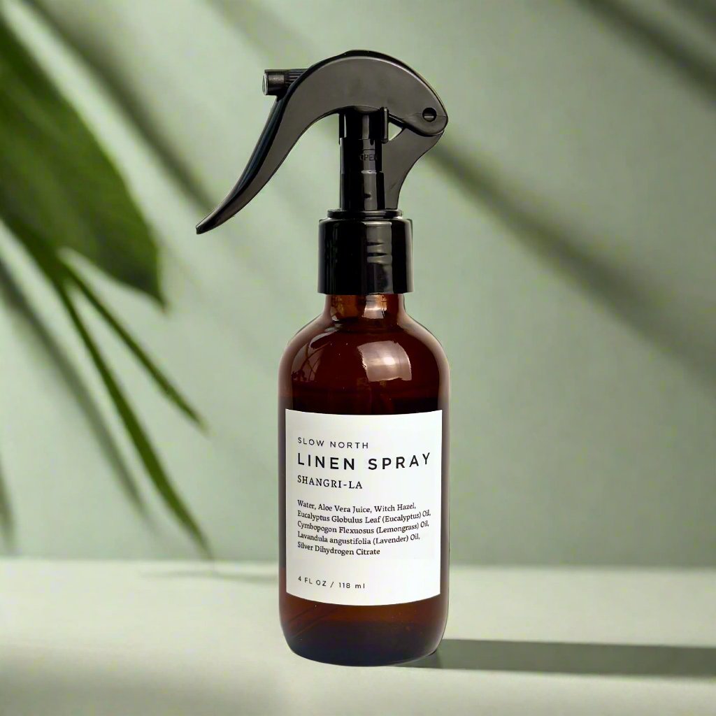 Linen Spray - Shangri-La - Eucalyptus + Lavender + Lemongrass - Homeland Harvest