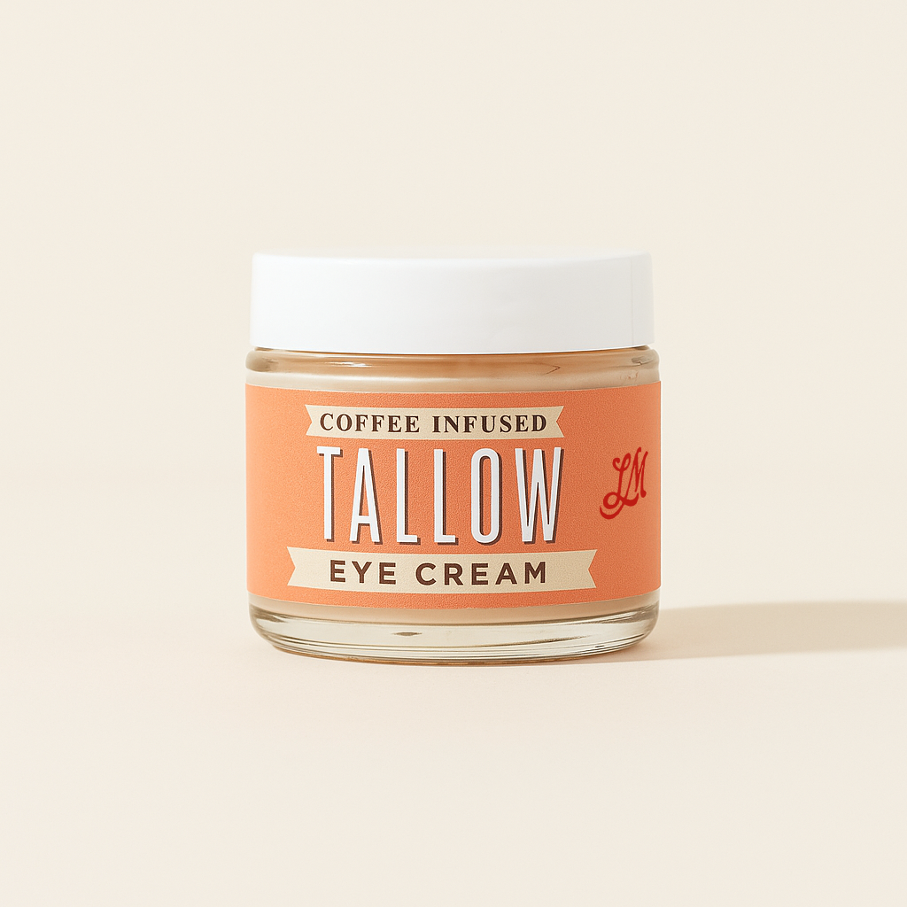 Natural Tallow Eye Cream | Caffeine Under Eye Cream