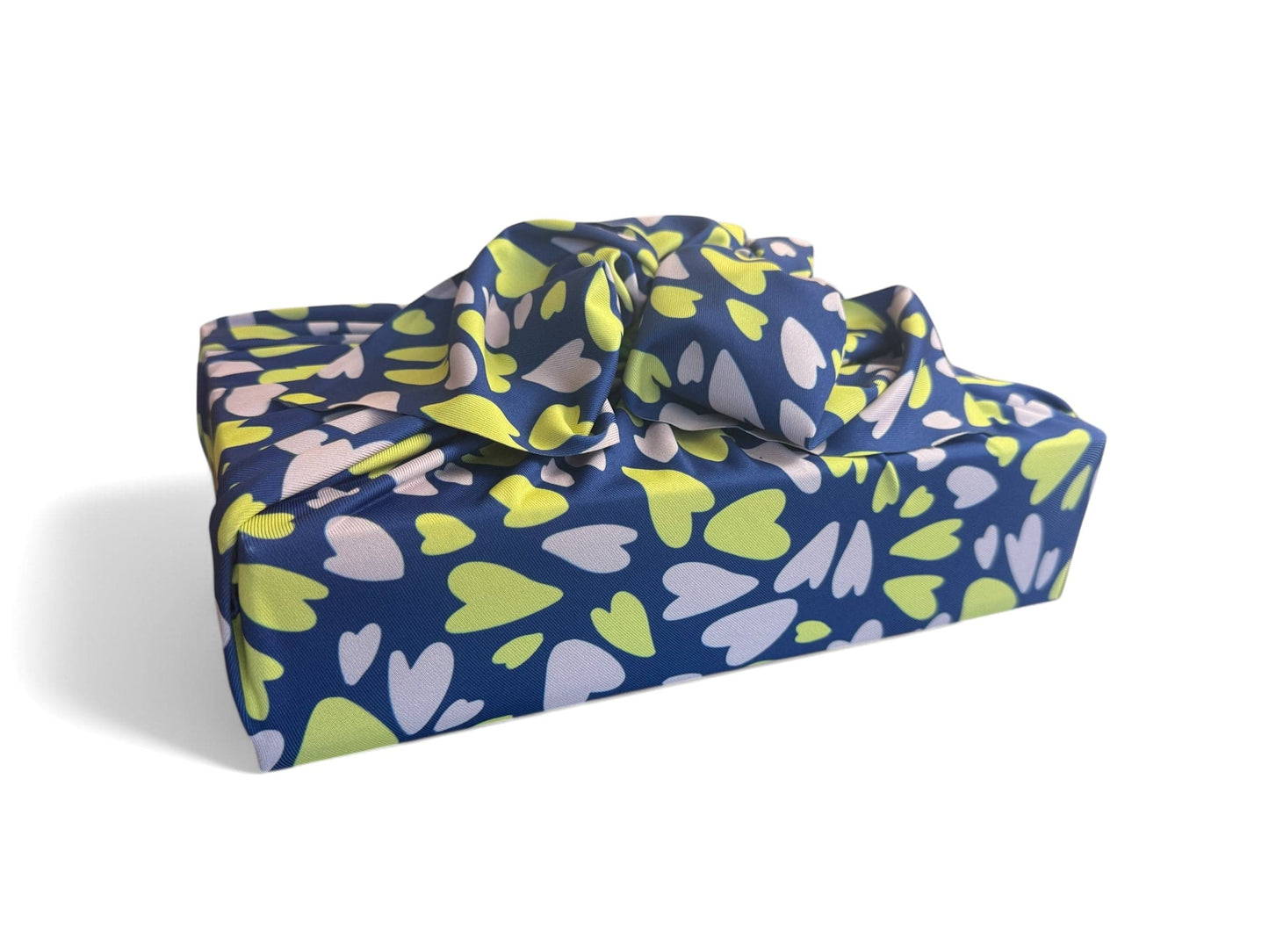 Large Reusable Cloth Furoshiki Gift Wrap | Bright Hearts - Homeland Harvest