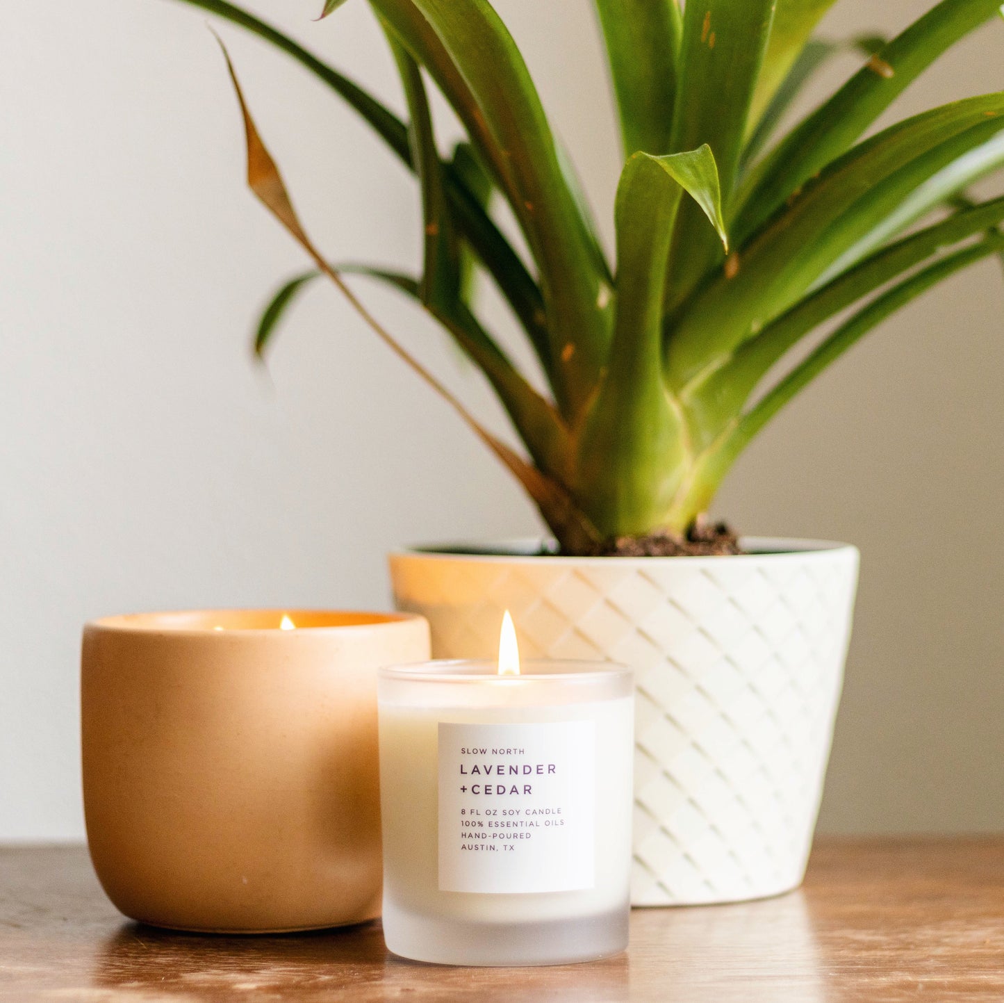 Lavender + Cedar - Signature Candle - Homeland Harvest
